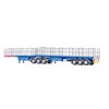 Drake ZT09283 AUSTRALIAN Maxitrans Freighter B Double Trailer Set Ross Transport Blue Pink - Scale 1:50