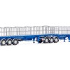 Drake ZT09283 AUSTRALIAN Maxitrans Freighter B Double Trailer Set Ross Transport Blue Pink - Scale 1:50