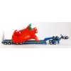 Drake ZT09328 Drake 2x8 Dolly and 4x8 Dragline Bucket Trailer with ESCO Bucket Centurion - Scale 1:50