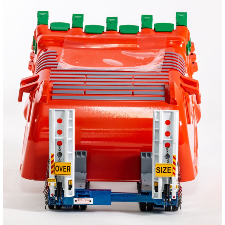 Drake ZT09328 Drake 2x8 Dolly and 4x8 Dragline Bucket Trailer with ESCO Bucket Centurion - Scale 1:50