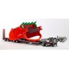 Drake ZT09329 Drake 2x8 Dolly and 4x8 Dragline Bucket Trailer with ESCO Bucket NHH - Scale 1:50