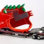 Drake ZT09329 Drake 2x8 Dolly and 4x8 Dragline Bucket Trailer with ESCO Bucket NHH - Scale 1:50