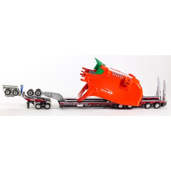 Drake ZT09329 Drake 2x8 Dolly and 4x8 Dragline Bucket Trailer with ESCO Bucket NHH - Scale 1:50
