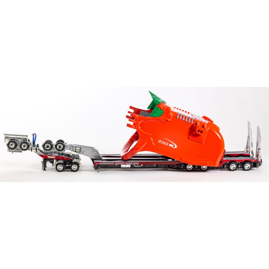 Drake ZT09329 Drake 2x8 Dolly and 4x8 Dragline Bucket Trailer with ESCO Bucket NHH - Scale 1:50