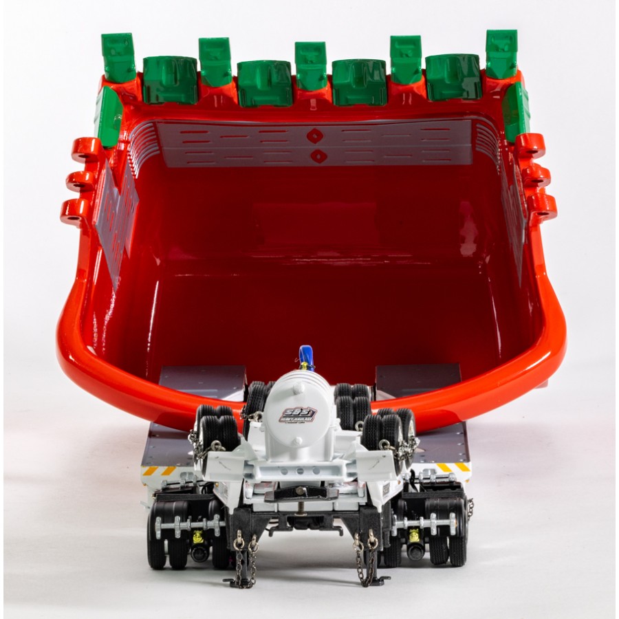 Drake ZT09330 Drake 2x8 Dolly and 4x8 Dragline Bucket Trailer with ESCO Bucket S & S Heavy Haulage - Scale 1:50