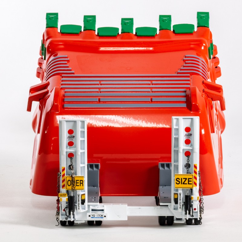 Drake ZT09330 Drake 2x8 Dolly and 4x8 Dragline Bucket Trailer with ESCO Bucket S & S Heavy Haulage - Scale 1:50