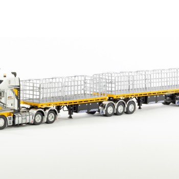 Drake ZT09360 Kenworth K200 Prime Mover with Maxitrans Freighter B Double Combination Big Hill Cranes - Scale 1:50