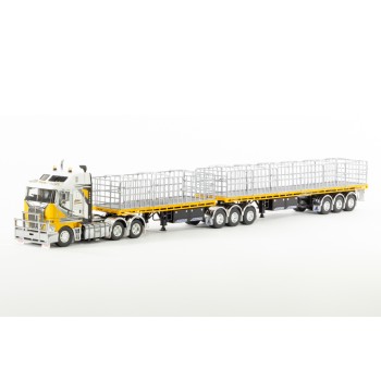 Drake ZT09360 Kenworth K200 Prime Mover with Maxitrans Freighter B Double Combination Big Hill Cranes - Scale 1:50