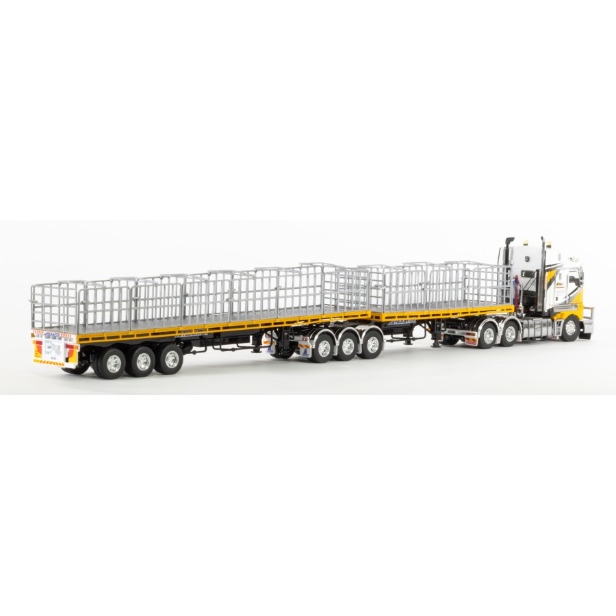 Drake ZT09360 Kenworth K200 Prime Mover with Maxitrans Freighter B Double Combination Big Hill Cranes - Scale 1:50