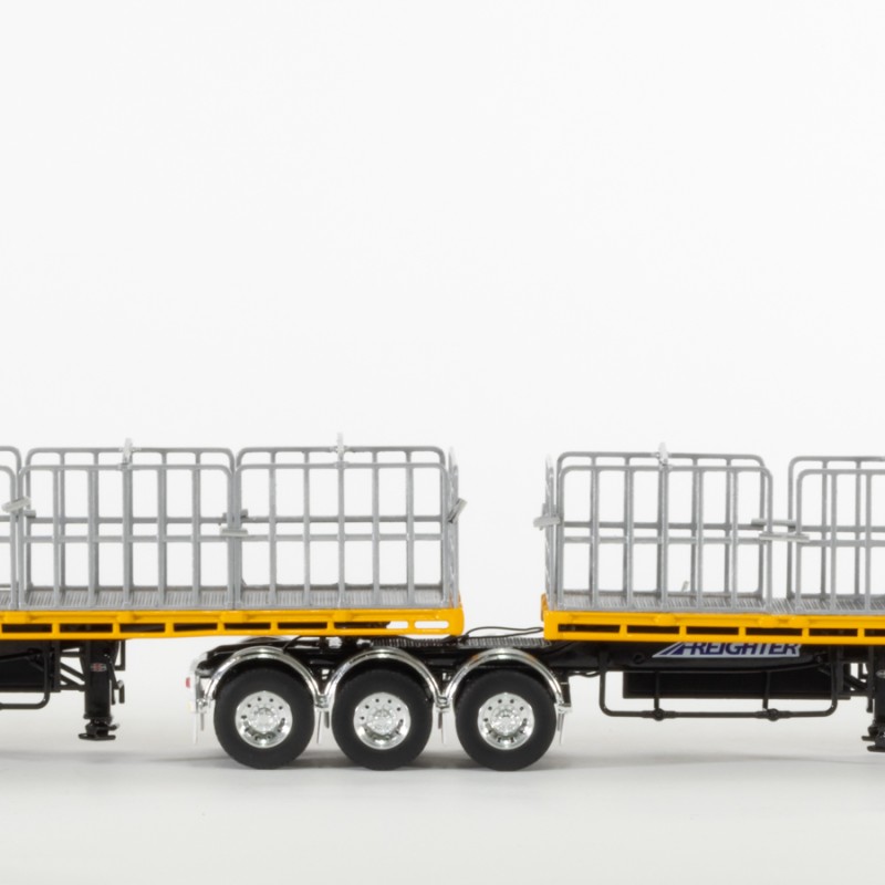 Drake ZT09360 Kenworth K200 Prime Mover with Maxitrans Freighter B Double Combination Big Hill Cranes - Scale 1:50