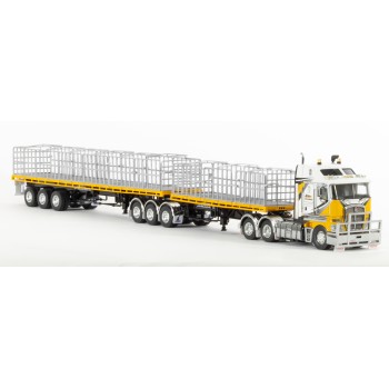 Drake ZT09360 Kenworth K200 Prime Mover with Maxitrans Freighter B Double Combination Big Hill Cranes - Scale 1:50