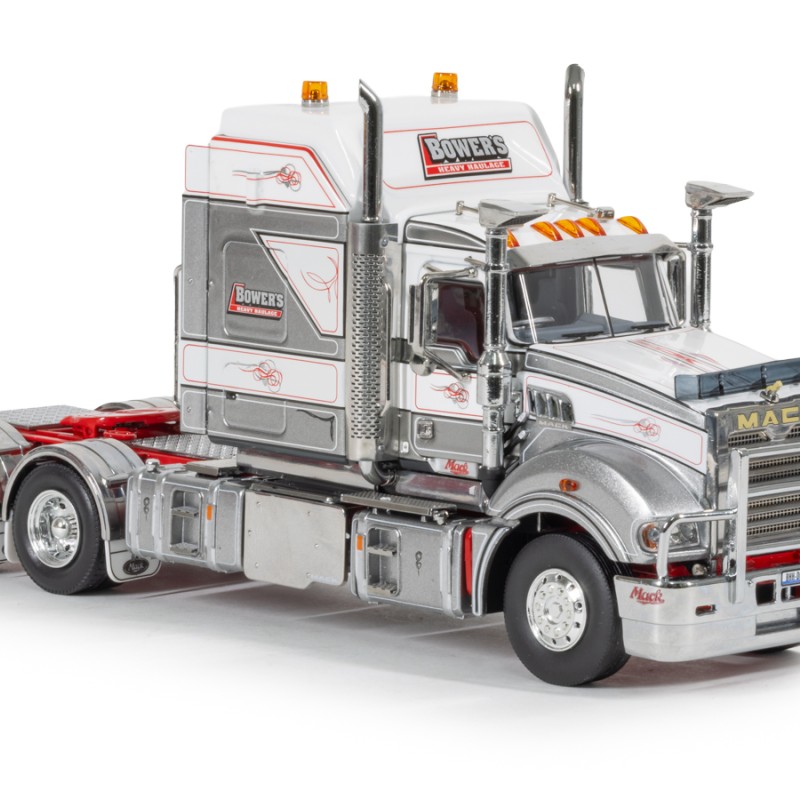 Drake Collectibles Z01593 - Australian Mack Super-liner Prime Mover Truck 6x4 Bowers  Heavy Haulage - Scale 1:50