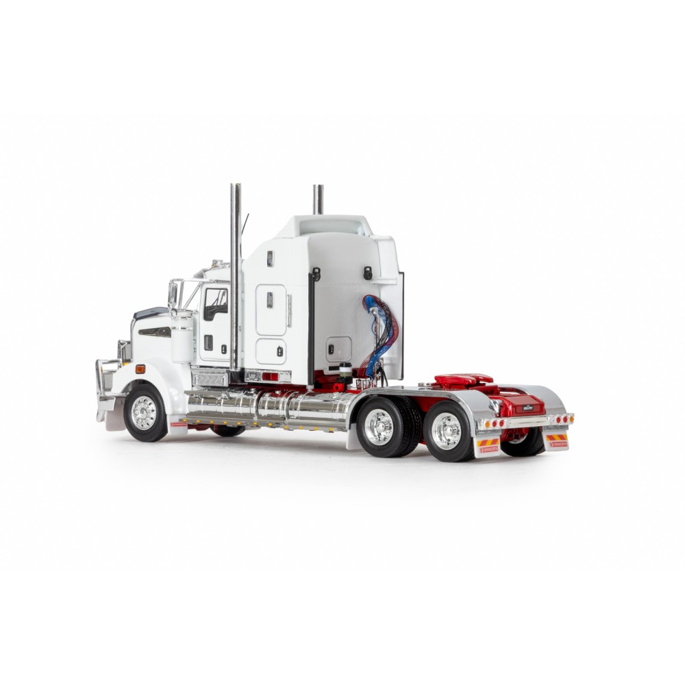 Drake Collectibles Z01638 AUSTRALIAN KENWORTH T909 PRIME MOVER TRUCK 6x4 White Red - Scale 1:50 