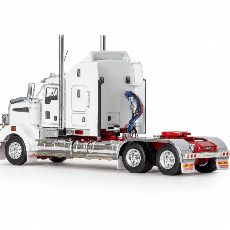Drake Collectibles Z01638 AUSTRALIAN KENWORTH T909 PRIME MOVER TRUCK 6x4 White Red - Scale 1:50 