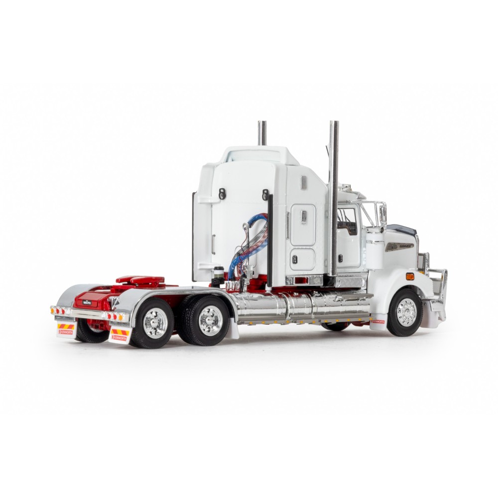 Drake Collectibles Z01638 AUSTRALIAN KENWORTH T909 PRIME MOVER TRUCK 6x4 White Red - Scale 1:50 