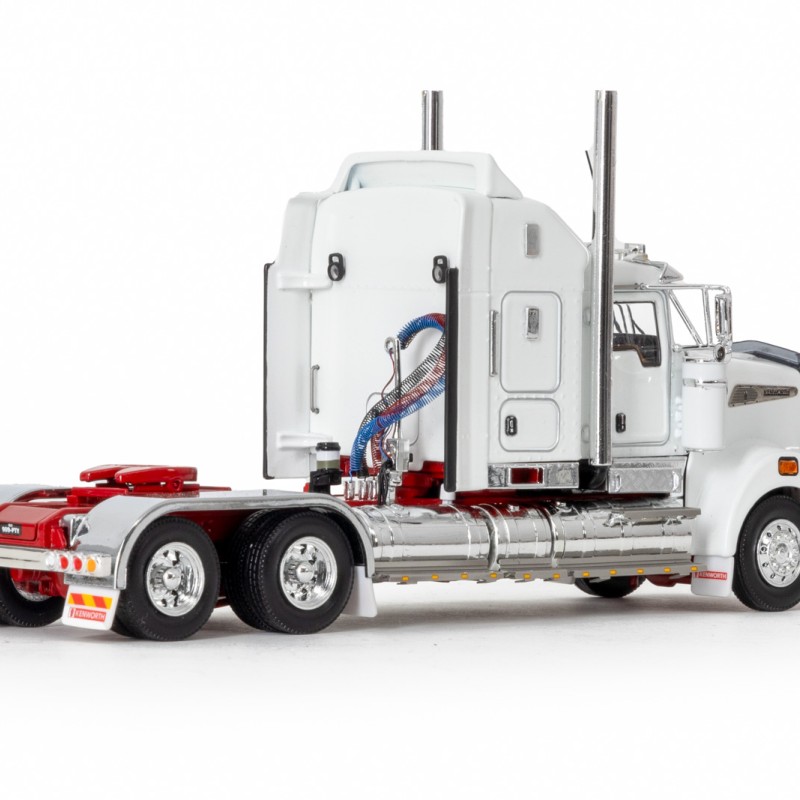 Drake Collectibles Z01638 AUSTRALIAN KENWORTH T909 PRIME MOVER TRUCK 6x4 White Red - Scale 1:50 
