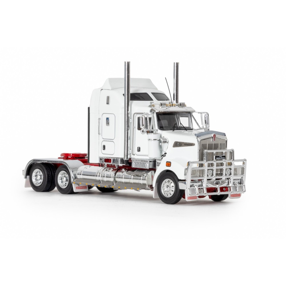 Drake Collectibles Z01638 AUSTRALIAN KENWORTH T909 PRIME MOVER TRUCK 6x4 White Red - Scale 1:50 