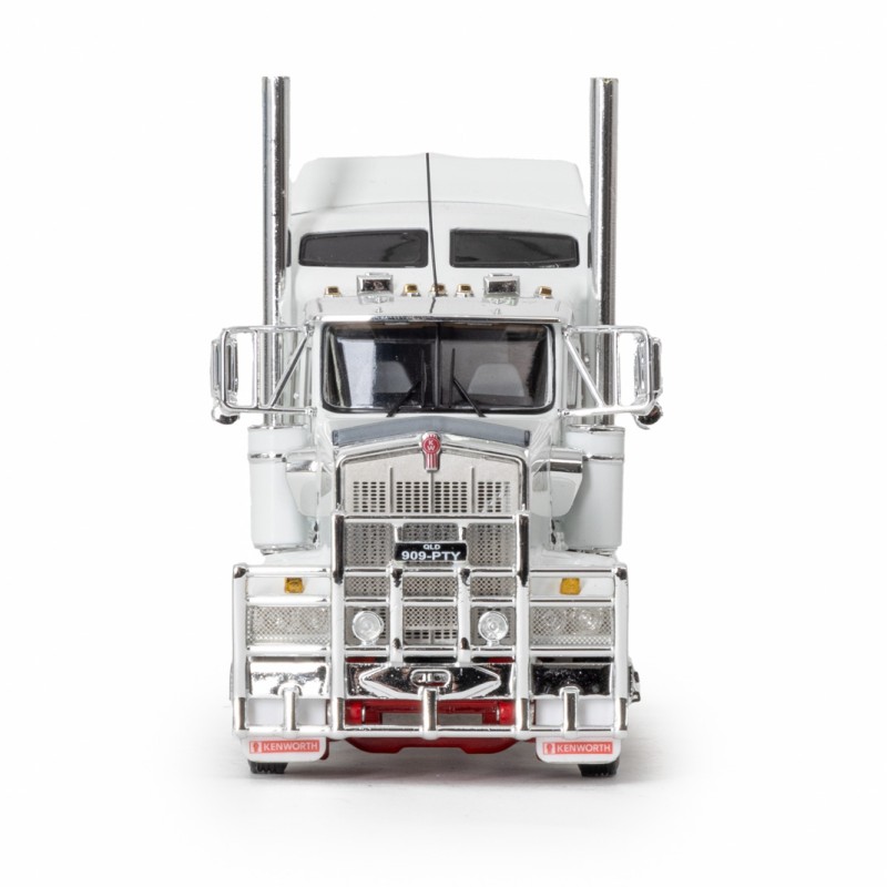 Drake Collectibles Z01638 AUSTRALIAN KENWORTH T909 PRIME MOVER TRUCK 6x4 White Red - Scale 1:50 