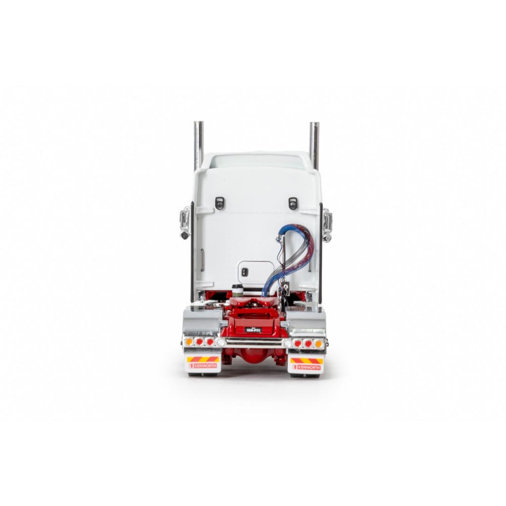 Drake Collectibles Z01638 AUSTRALIAN KENWORTH T909 PRIME MOVER TRUCK 6x4 White Red - Scale 1:50 