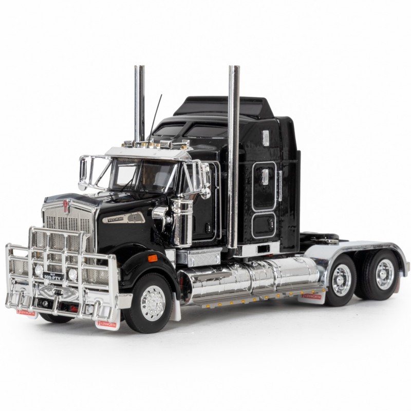 Drake Collectibles Z01640 AUSTRALIAN KENWORTH T909 PRIME MOVER TRUCK 6x4 Black - Scale 1:50