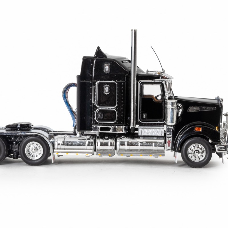 Drake Collectibles Z01640 AUSTRALIAN KENWORTH T909 PRIME MOVER TRUCK 6x4 Black - Scale 1:50