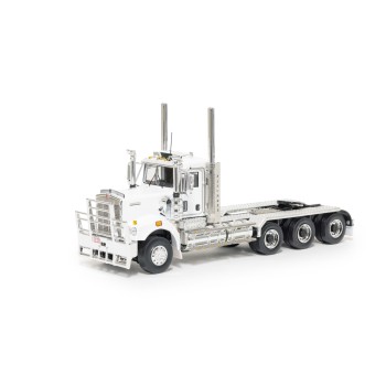 Drake Collectibles Z01646 - Australian Kenworth C509 Day Cab Tri Drive Prime Mover White Black - Scale 1:50