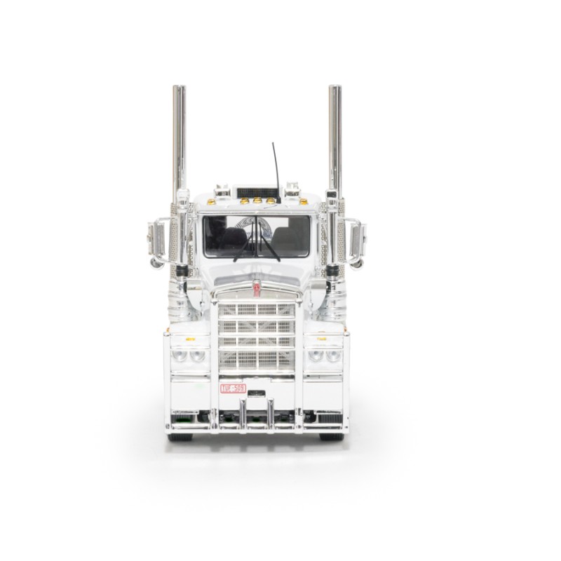 Drake Collectibles Z01646 - Australian Kenworth C509 Day Cab Tri Drive Prime Mover White Black - Scale 1:50