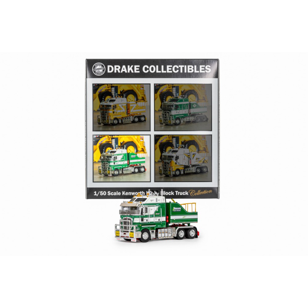Drake Collectibles ZBT0002 - Kenworth K200 2.8 Block Truck Set Hogans Heavy Haulage - Scale 1:50