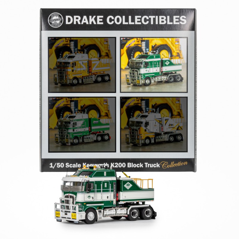Drake Collectibles ZBT0004 - Kenworth K200 2.8 Block Truck Set Hi-Quality Group - Scale 1:50