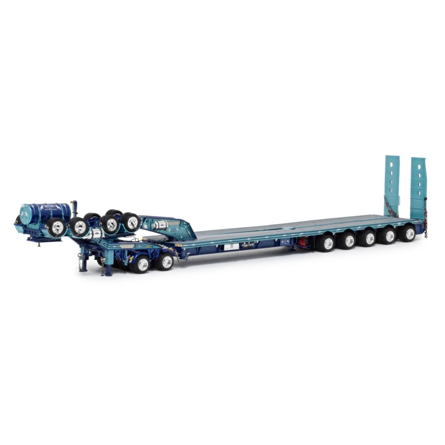 Drake Collectibles ZT09337 AUSTRALIAN Drake 5x8 Swingwing Drop Deck Trailer and 2x8 Dolly Mactrans Heavy Haulage - Scale 1:50