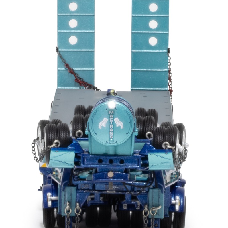 Drake Collectibles ZT09337 AUSTRALIAN Drake 5x8 Swingwing Drop Deck Trailer and 2x8 Dolly Mactrans Heavy Haulage - Scale 1:50