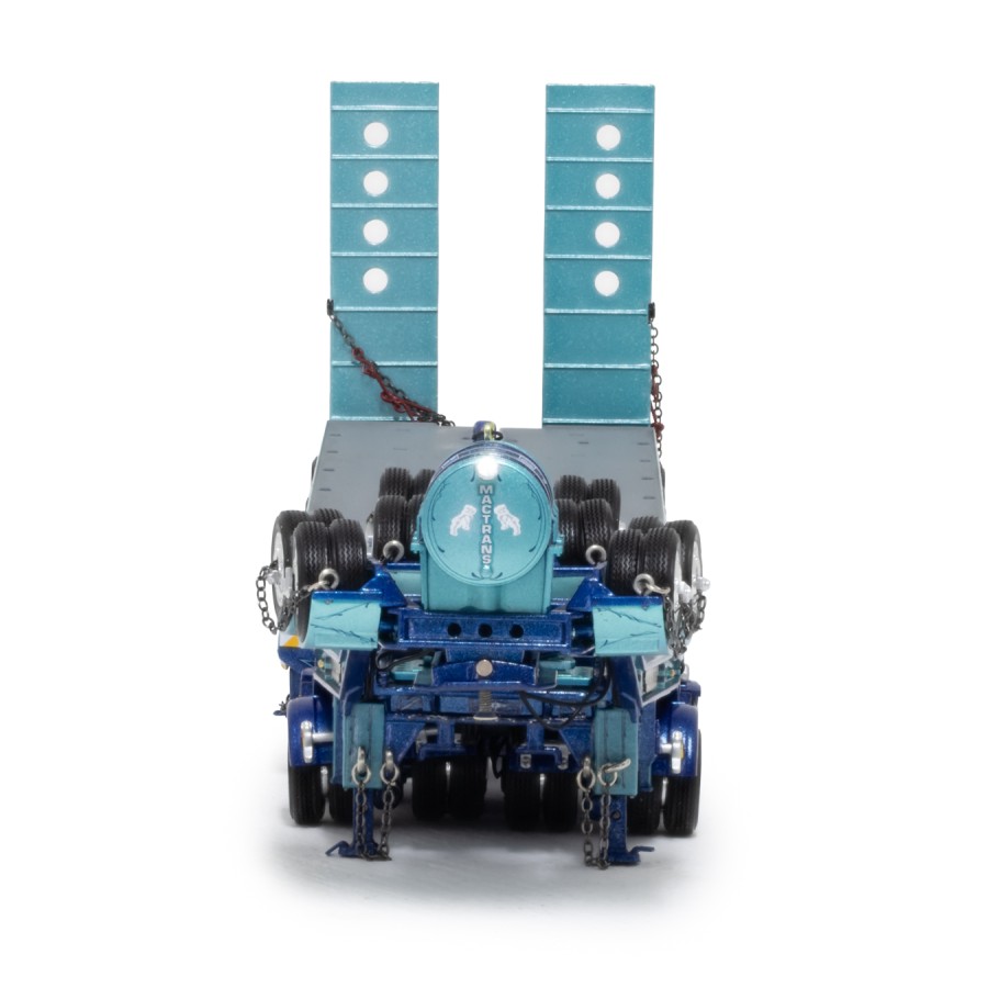 Drake Collectibles ZT09337 AUSTRALIAN Drake 5x8 Swingwing Drop Deck Trailer and 2x8 Dolly Mactrans Heavy Haulage - Scale 1:50