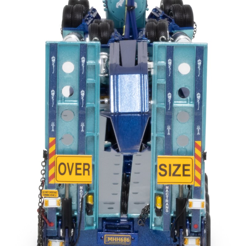 Drake Collectibles ZT09337 AUSTRALIAN Drake 5x8 Swingwing Drop Deck Trailer and 2x8 Dolly Mactrans Heavy Haulage - Scale 1:50