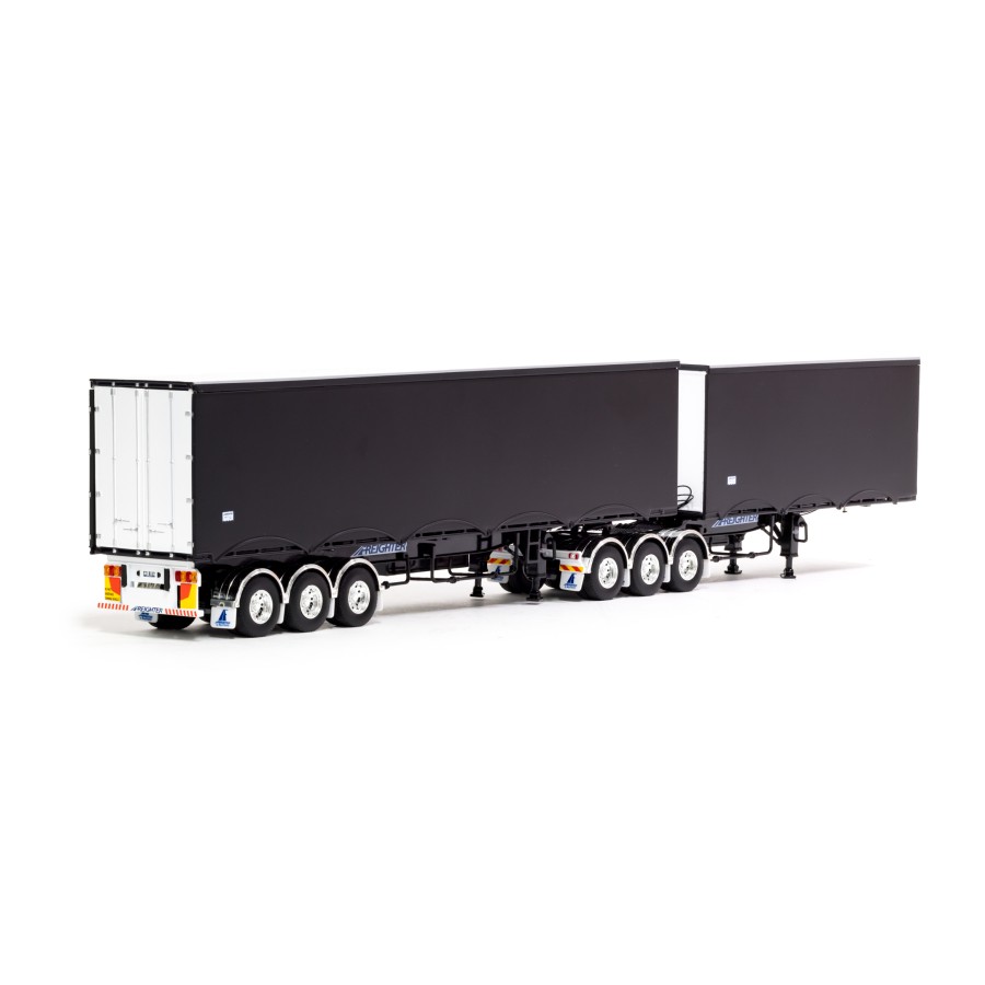 Drake ZT09279 - Australian MaxiTRANS Eziliner B Double Set Black / Black - Scale 1:50