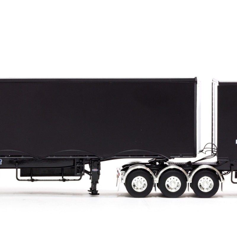 Drake ZT09279 - Australian MaxiTRANS Eziliner B Double Set Black / Black - Scale 1:50