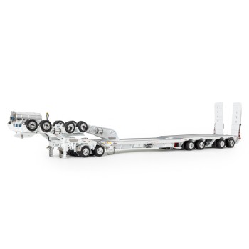 Drake ZT09338 AUSTRALIAN Drake 4x8 Swingwing Drop Deck Trailer and 2x8 Dolly White Heavy Haulage - Scale 1:50