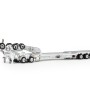 Drake ZT09338 AUSTRALIAN Drake 4x8 Swingwing Drop Deck Trailer and 2x8 Dolly White Heavy Haulage - Scale 1:50