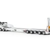 Drake ZT09338 AUSTRALIAN Drake 4x8 Swingwing Drop Deck Trailer and 2x8 Dolly White Heavy Haulage - Scale 1:50