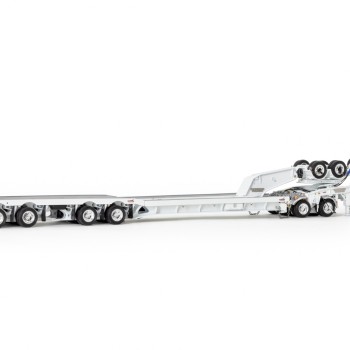Drake ZT09338 AUSTRALIAN Drake 4x8 Swingwing Drop Deck Trailer and 2x8 Dolly White Heavy Haulage - Scale 1:50