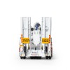 Drake ZT09338 AUSTRALIAN Drake 4x8 Swingwing Drop Deck Trailer and 2x8 Dolly White Heavy Haulage - Scale 1:50