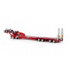 Drake ZT09340 AUSTRALIAN Drake 4x8 Swingwing Drop Deck Trailer and 2x8 Dolly Rosso Red Heavy Haulage - Scale 1:50