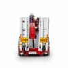 Drake ZT09340 AUSTRALIAN Drake 4x8 Swingwing Drop Deck Trailer and 2x8 Dolly Rosso Red Heavy Haulage - Scale 1:50