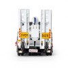 Drake ZT09342 AUSTRALIAN Drake 4x8 Swingwing Drop Deck Trailer and 2x8 Dolly White Black Heavy Haulage - Scale 1:50