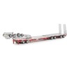 Drake ZT09347 Drake 4x8 Swingwing Gooseneck Drop Deck Trailer & 2x8 Dolly Bowers 10th Anniversary - Scale 1:50 