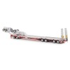 Drake ZT09347 Drake 4x8 Swingwing Gooseneck Drop Deck Trailer & 2x8 Dolly Bowers 10th Anniversary - Scale 1:50 