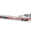 Drake ZT09347 Drake 4x8 Swingwing Gooseneck Drop Deck Trailer & 2x8 Dolly Bowers 10th Anniversary - Scale 1:50 
