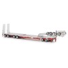 Drake ZT09347 Drake 4x8 Swingwing Gooseneck Drop Deck Trailer & 2x8 Dolly Bowers 10th Anniversary - Scale 1:50 
