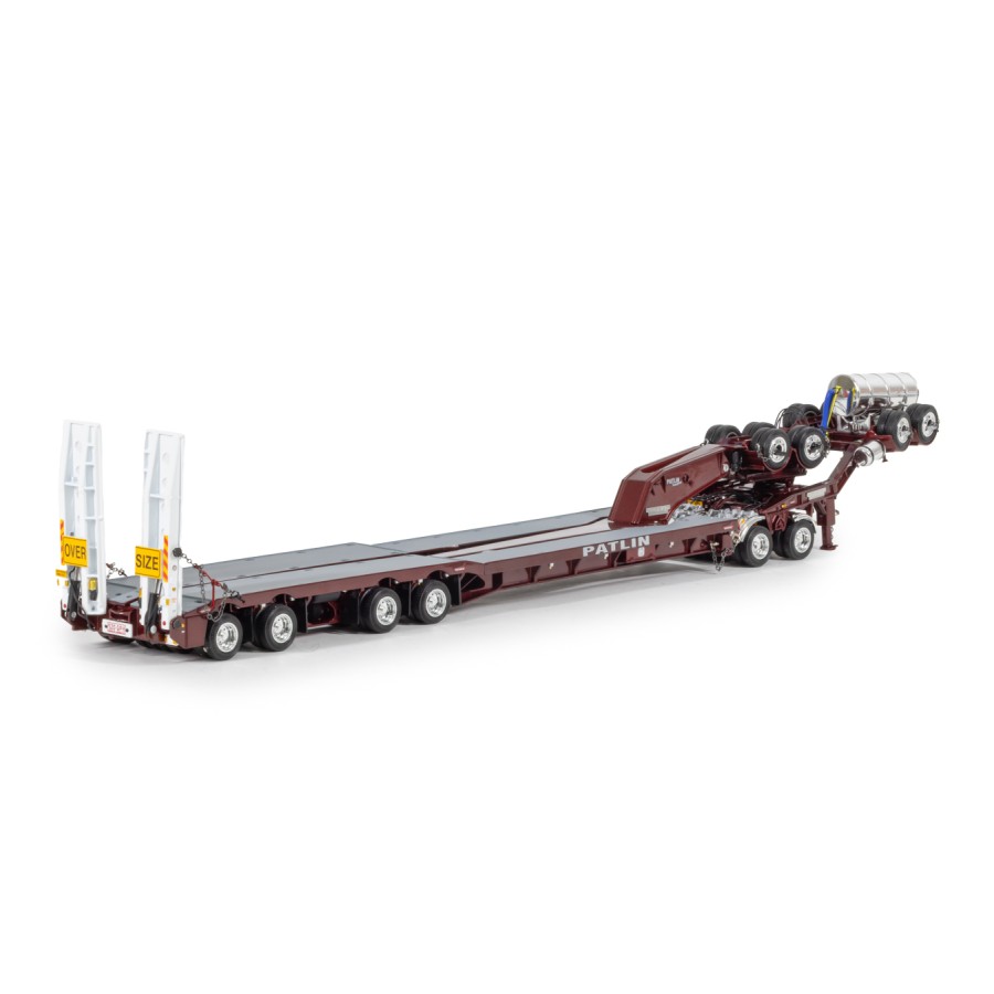 Drake ZT09348 AUSTRALIAN Drake 4x8 Swingwing Drop Deck Trailer and 2x8 Dolly Patlin Transport - Scale 1:50