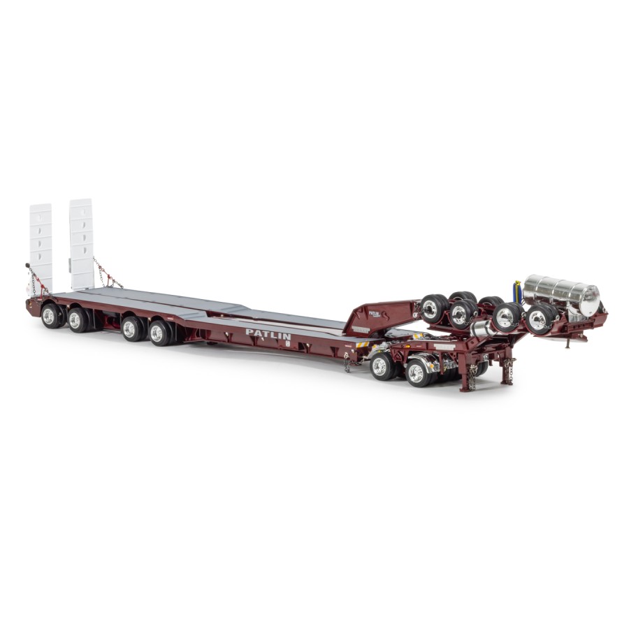 Drake ZT09348 AUSTRALIAN Drake 4x8 Swingwing Drop Deck Trailer and 2x8 Dolly Patlin Transport - Scale 1:50