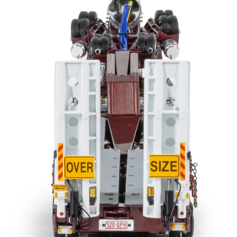 Drake ZT09348 AUSTRALIAN Drake 4x8 Swingwing Drop Deck Trailer and 2x8 Dolly Patlin Transport - Scale 1:50